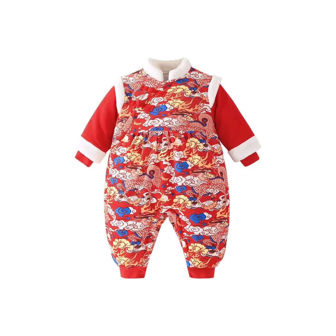 YouQi Красный Малыш Комбинезоны Ползунки