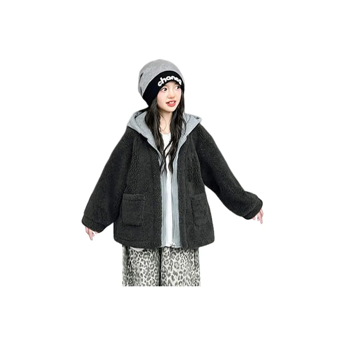 GOYN Хлопковый пуховик Зимний серый Детский