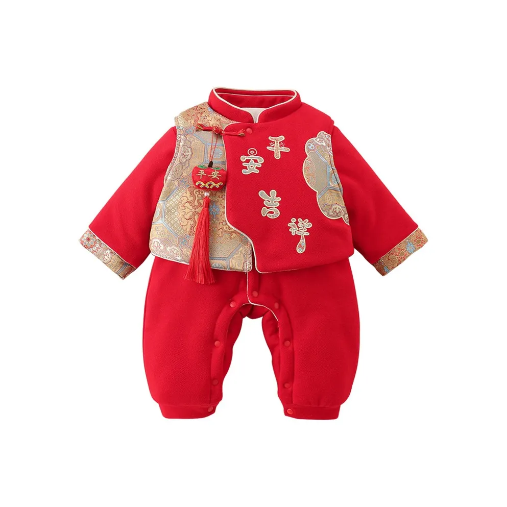 Yalu Комбинезоны и ползунки Красный для младенцев и малышей