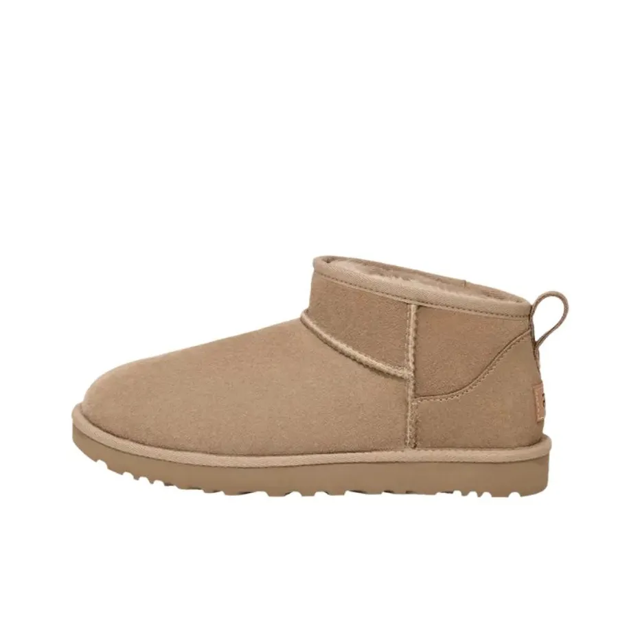 UGG CLASSIC ULTRA MINI Снеботуфли Женские Хаки