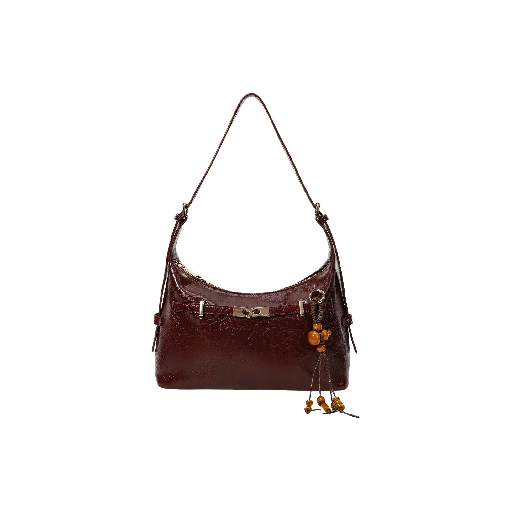 PAYOT Синтетическая кожа Зеркальце Красный Озеро Сумка на плечо Обычный Женские Бургунди