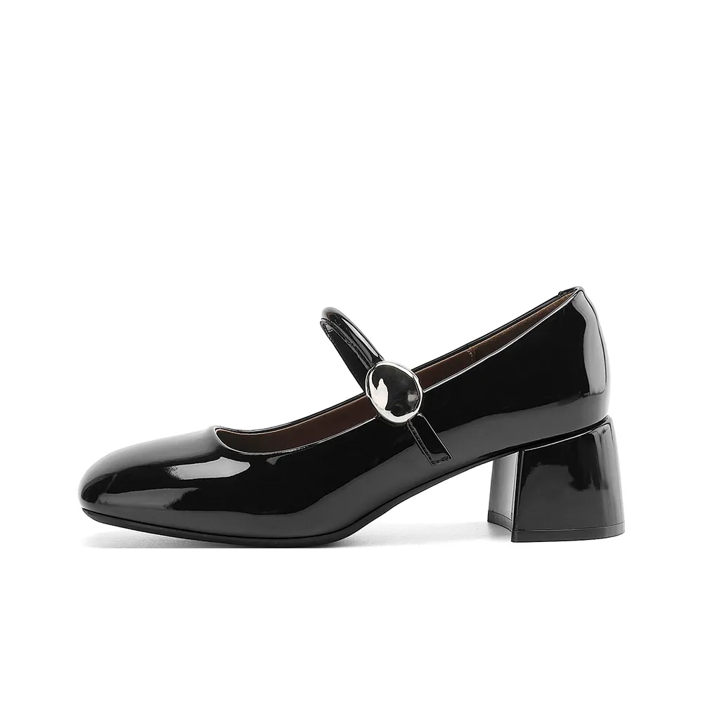 HLA Грубый каблук Туфли Мэри Джейн Женские