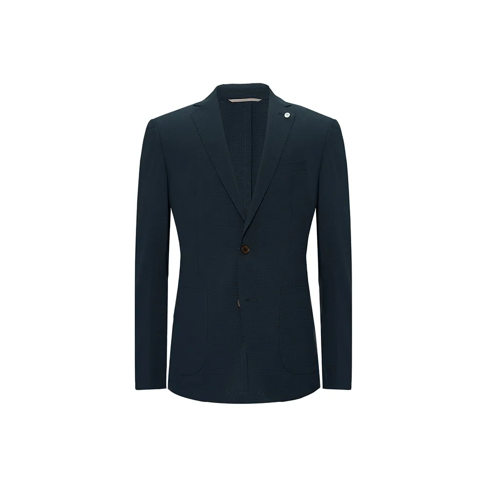 JODOLL Темно-синий Синий Мужской Деловой костюм