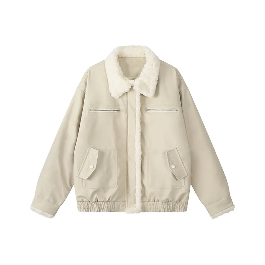 ACAINES Бежевый Абрикос Женские Пуховики