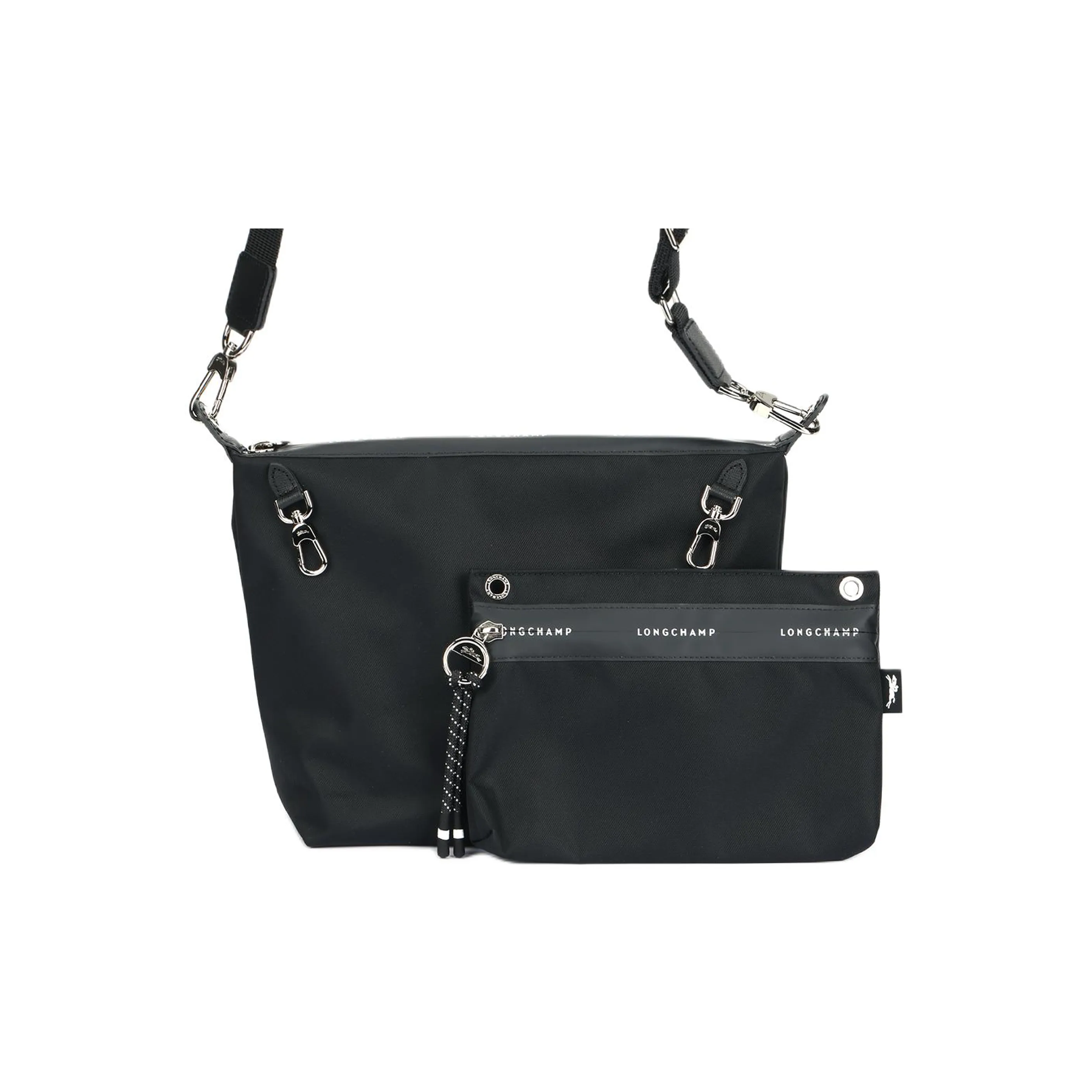 LONGCHAMP Le Pliage Energy Холщовая сумка Комбинированная сумка Сумка через плечо Сумка на плечо Маленькая мужская черная