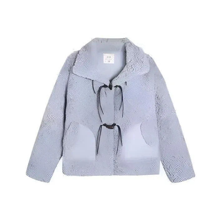 TIBINB Синий Ван-Пис с флисовой подкладкой женские пуховики