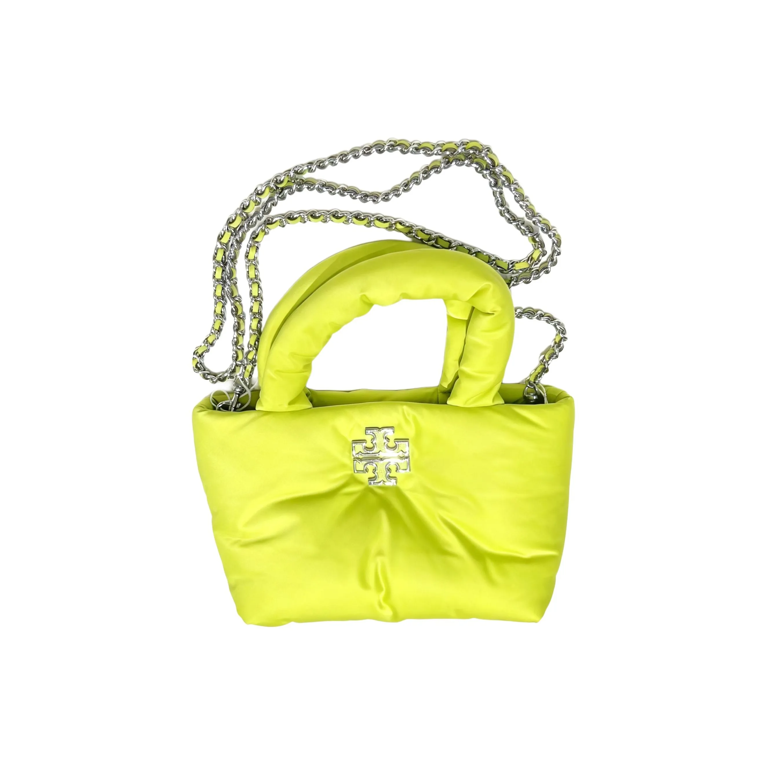 TORY BURCH Britten Ткань Через плечо Сумка Мини Женская Лимон