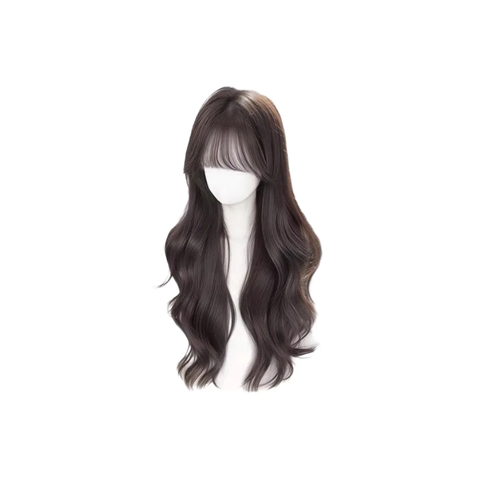 UMIFFA Новый Улучшенный Мастерская Большой Головной Кожаный с Индивидуальным Разделением Большая Волна Длинные Кудрявые Волосы Женская Перука Остальные