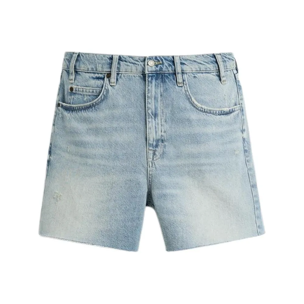 ZARA Ярко-синие мужские джинсовые шорты