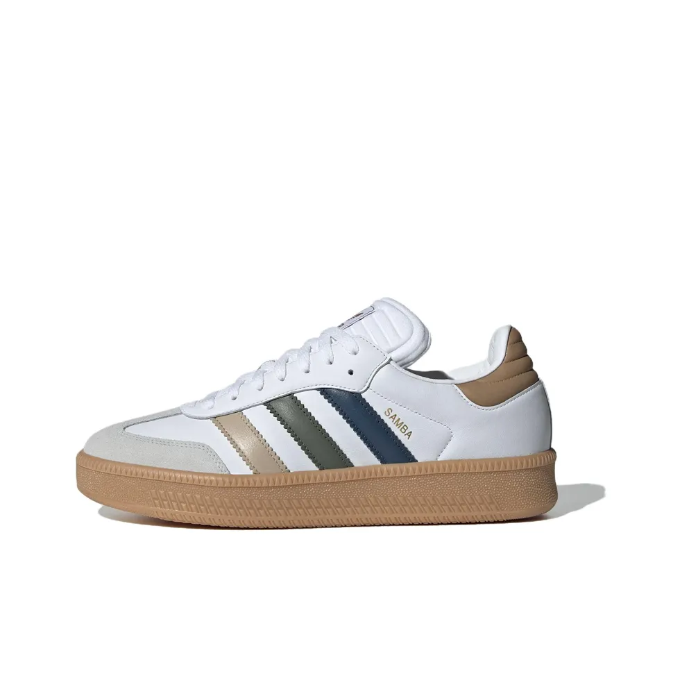 Adidas Originals Samba XLG Skateboard Shoes Unisex Low Top White/Umber/Light Gray