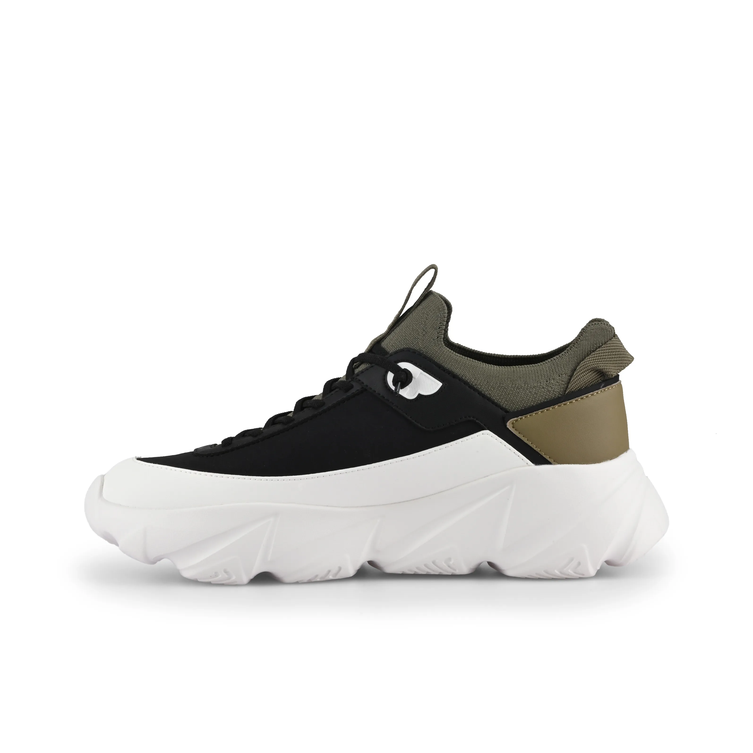 Walk More Ветер Язык Обувь Устойчивая к абразиву Поддержка Низкий Топ Толстая подошва Кроссовки Унисекс