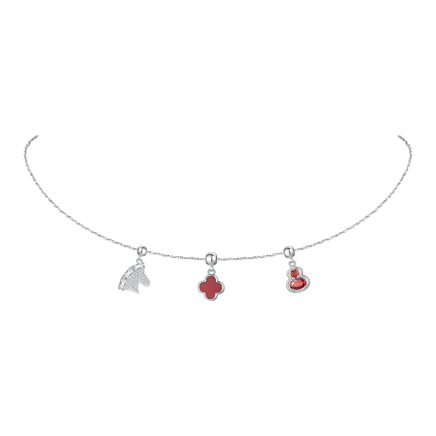 ZEGL Медное покрытие ожерелья из 14 каратного золота женские