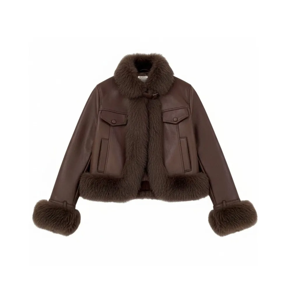 AFGGD Коричневый Женский Куртки