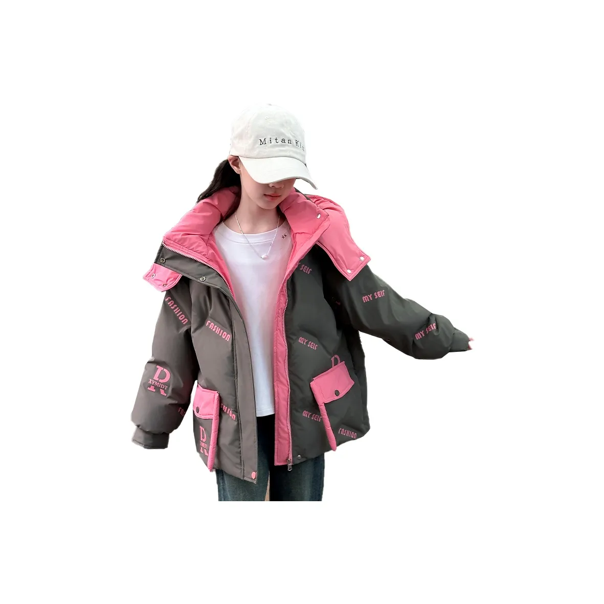 Disney Хлопковый пуховик Осенний Зимний Детский