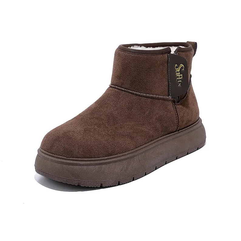 Lin's Travels Утепленная обувь Термостойкая Устойчивая к истиранию Противоскользящая Зимняя обувь Женская