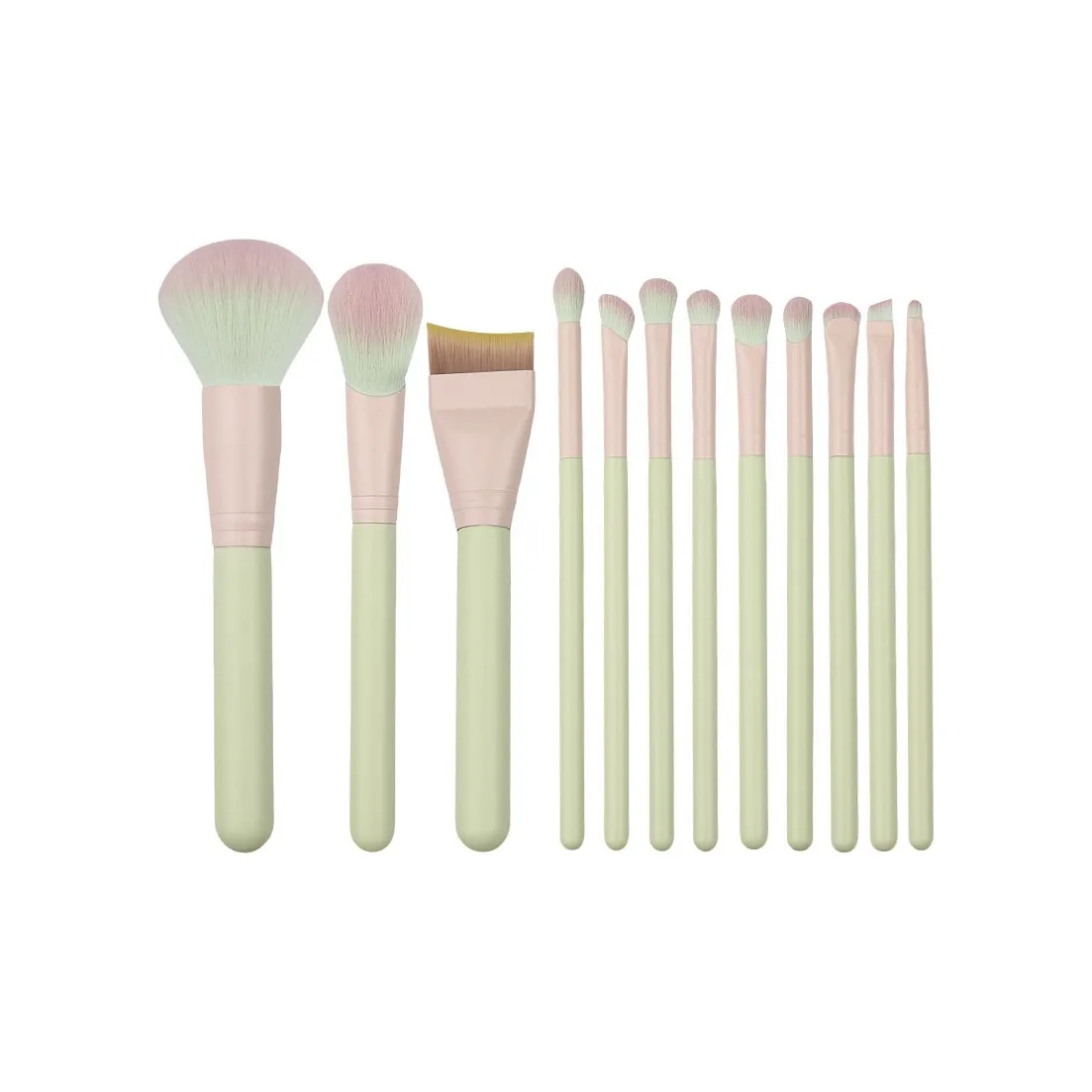 FOYULE Макарон Gradient Collection Кисть для макияжа Набор Beauty Tool Контуринг Настройка Смешанный 12 Штук Набор