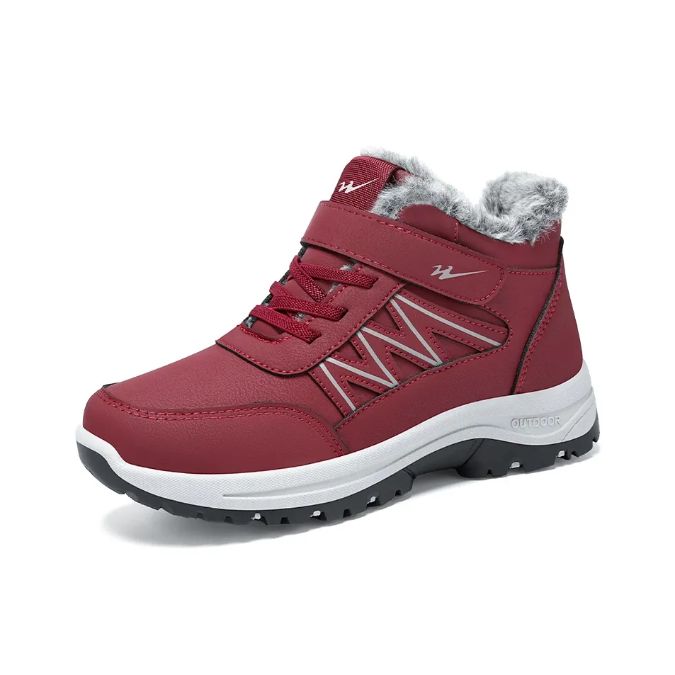 DOUBLE STAR 88 Пожилые Женские Зимние С флисовой подкладкой Утепленные ботинки противоскользящие ботинки для ходьбы