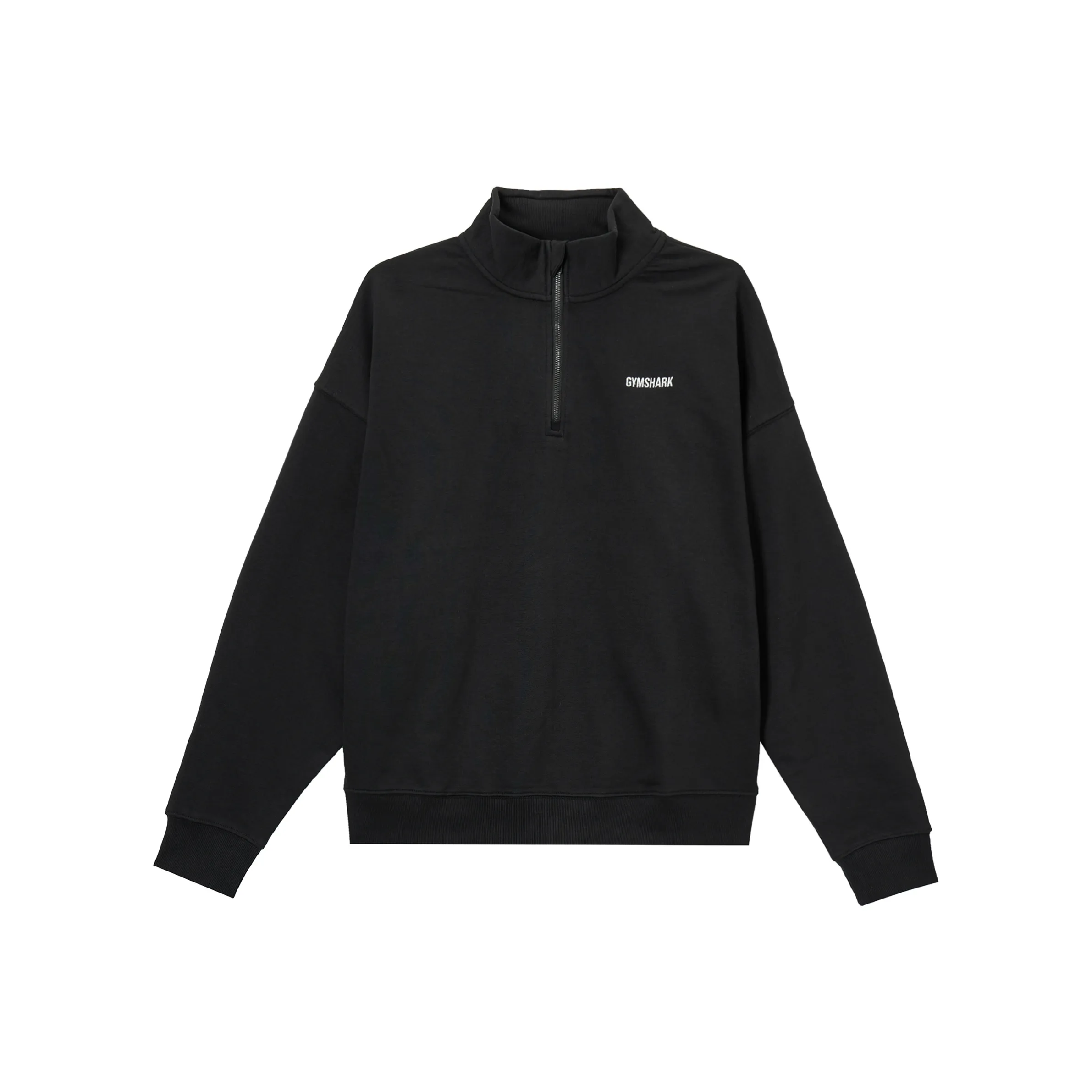 GYMSHARK Rest Day SWEATS 1 4 ZIP Толстовка Мужская Черная