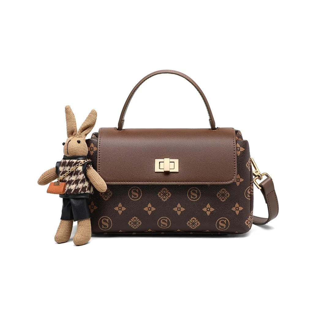 EBLAN Синтетическая кожа Сумка Стандартная Женская Кофейного цвета