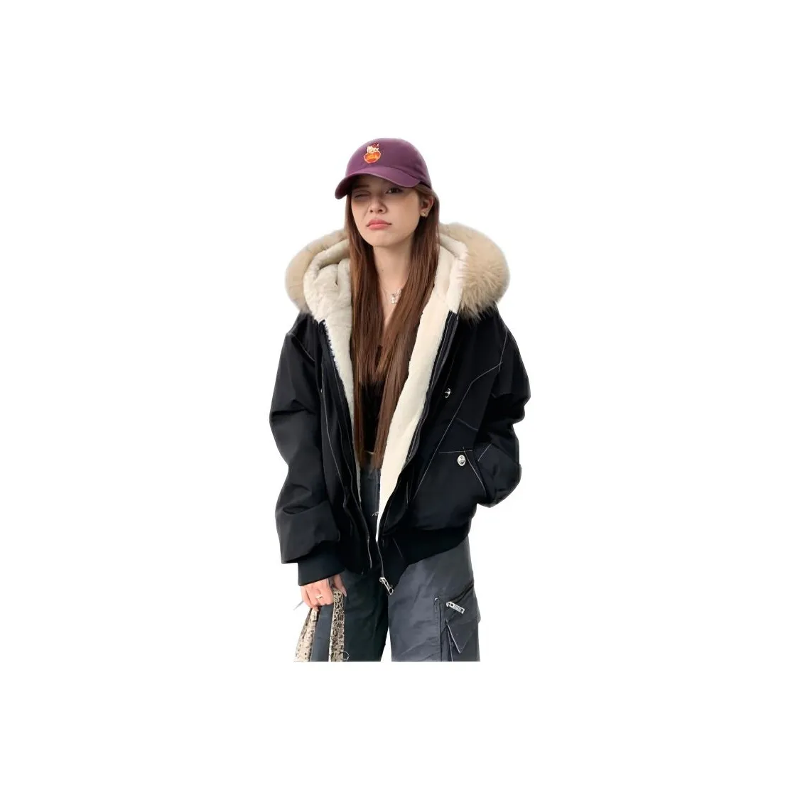 Genius Pooh Женская одежда Пальто Пуховая куртка Унисекс