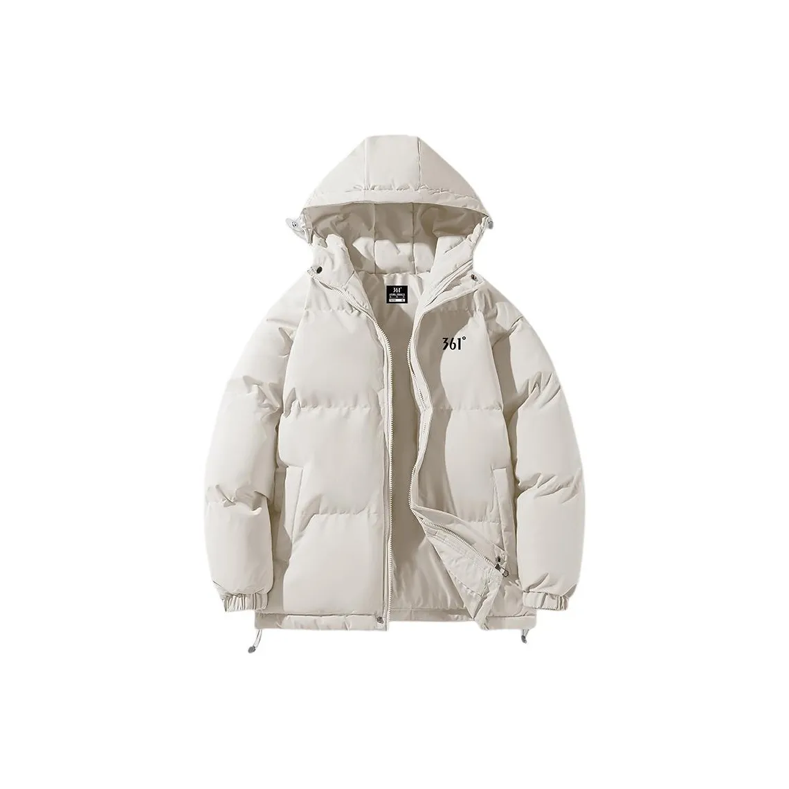 361° Шерсть Белый Унисекс Пуховики