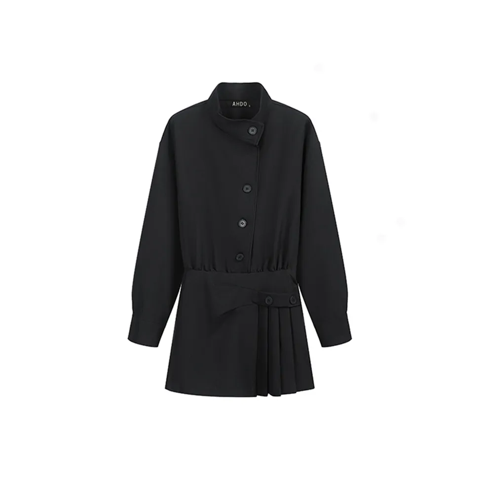 AHDO Длинное платье с длинными рукавами женское