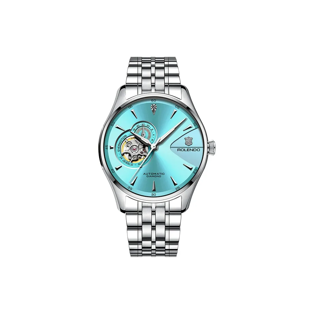 ROLENDO R Механические часы Мужские часы Многоцветный циферблат