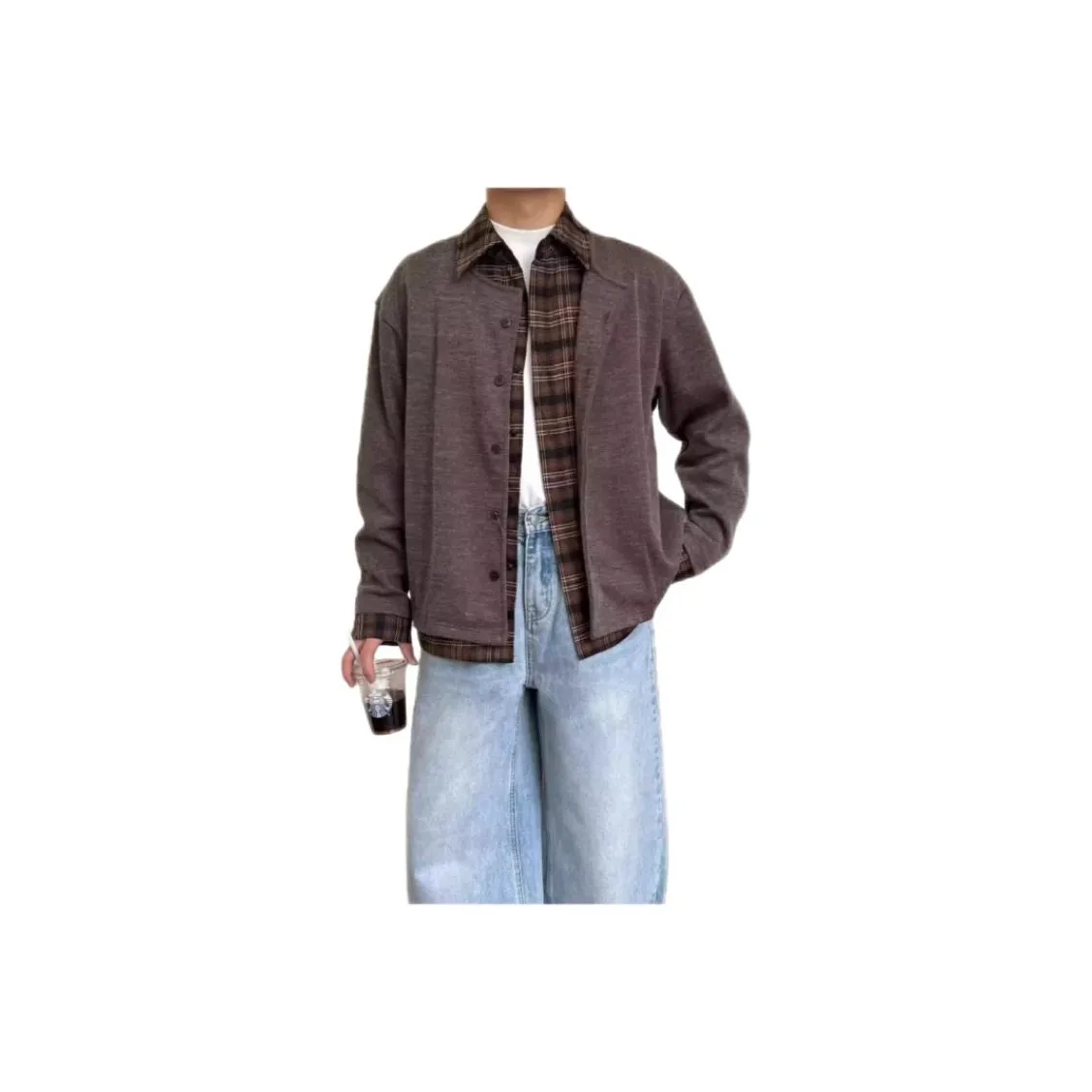 TONYBEAR Отложной воротник Джинсовая куртка Мужская