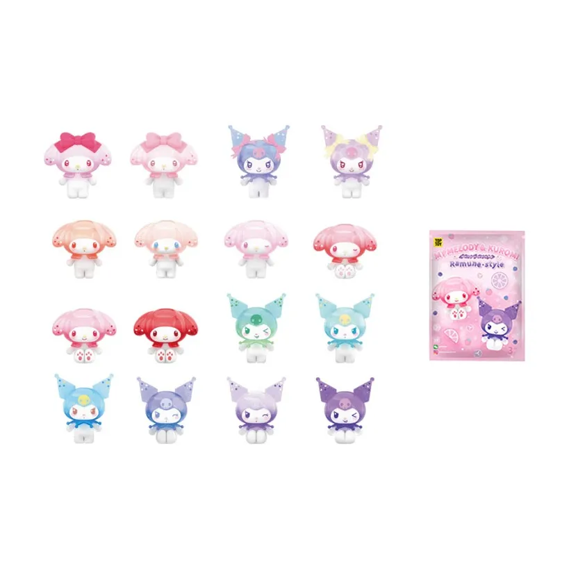 TOP TOY X Sanrio My Melody Kuromi Boz Soda Collection Слепые коробки 10 для одной коробки целая коробка