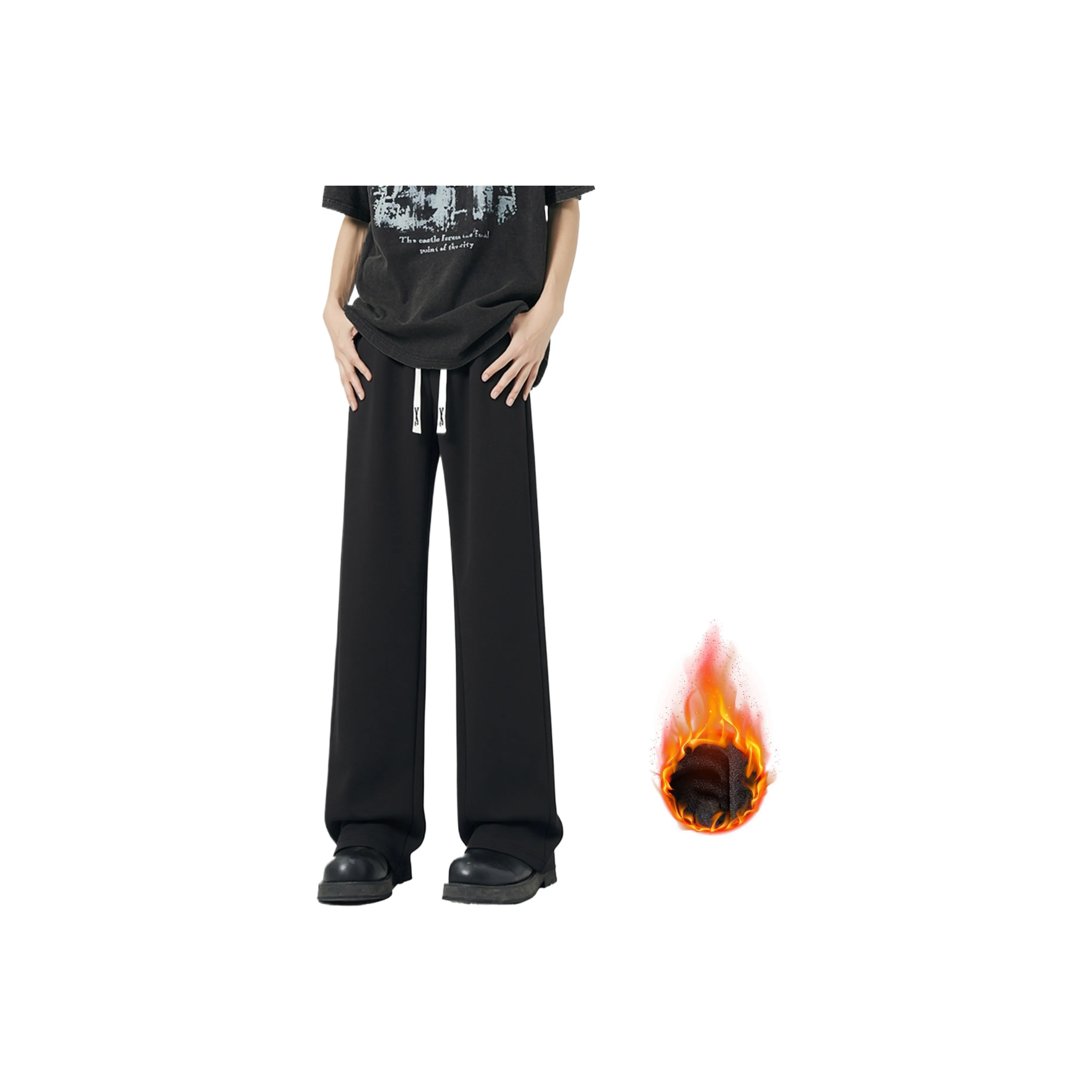 SUNSETMONENT Вязаные тренировочные штаны унисекс