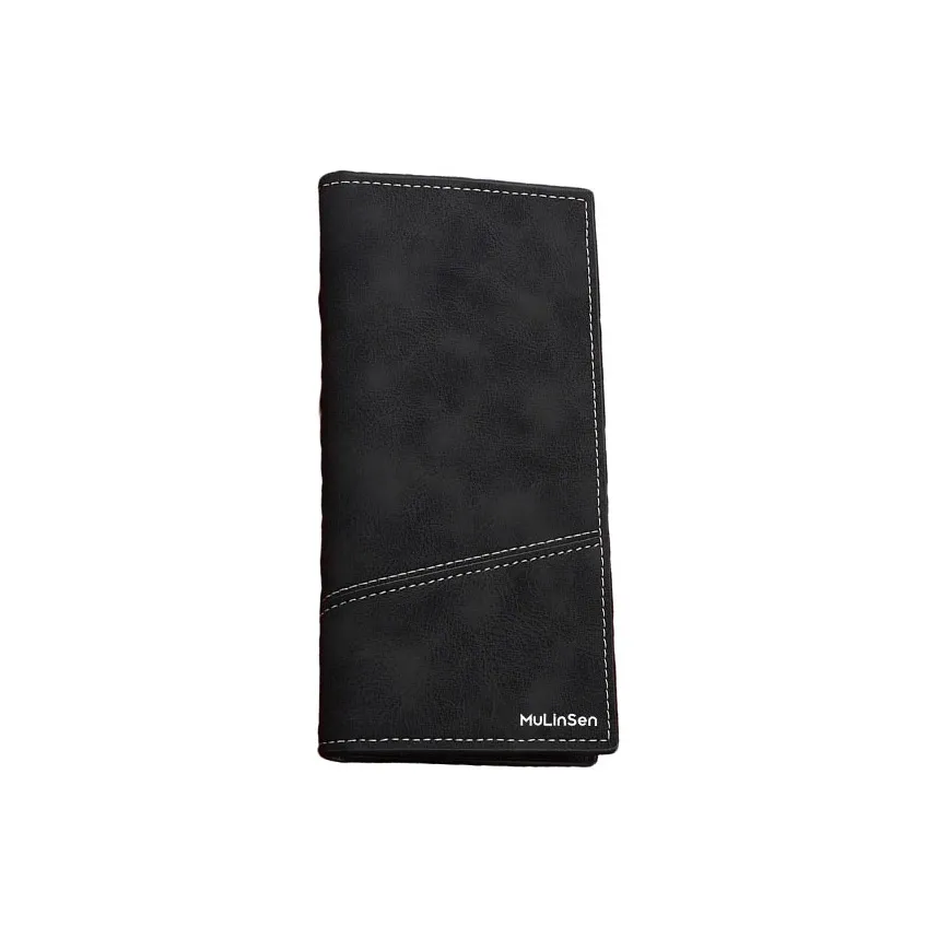 Mulinsen ПУ (полиуретан) Кошелек Мужской Черный Кофейный Коричневый