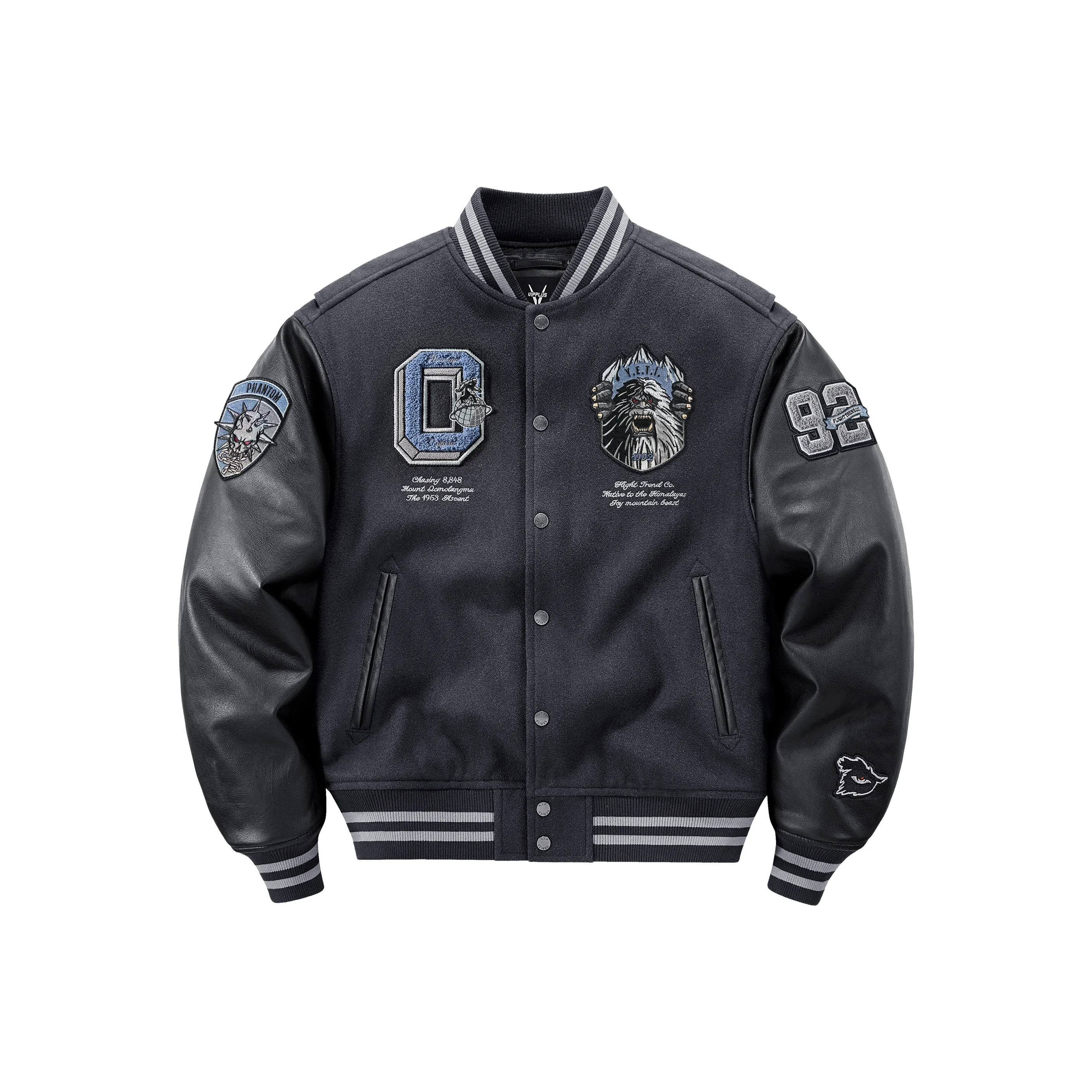 VIP Бейсбольная куртка Хлопковый пуховик Унисекс