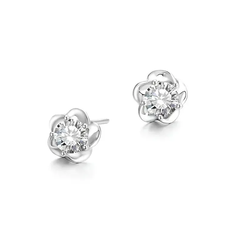 Серьги Barbie S999 Fine из серебра с застежкой женские