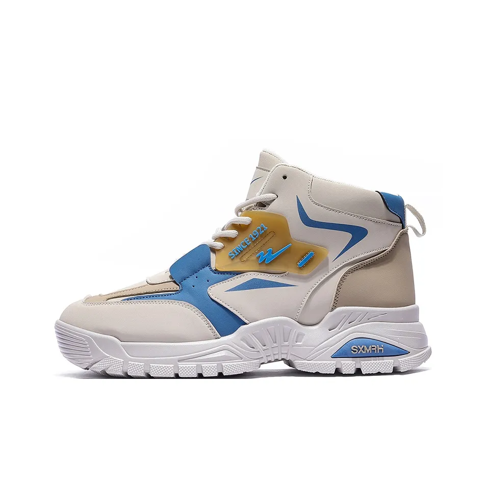 Binary Короткий Мартин Бот Мужской Бежевый Синий