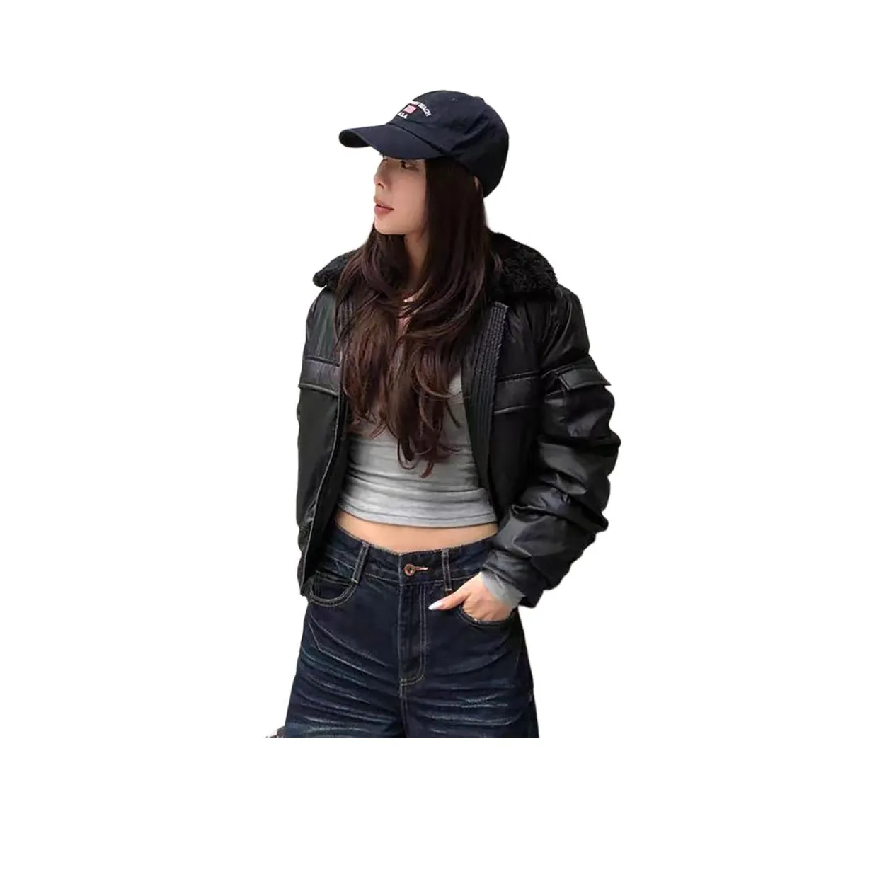 QIAOMONVHAI Пуховик Женские