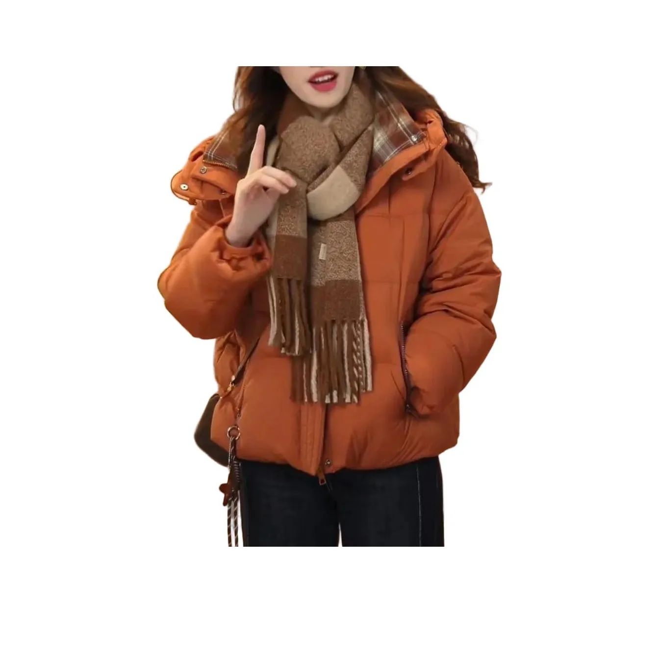 PAZZO Orange 00969 Женские пуховики