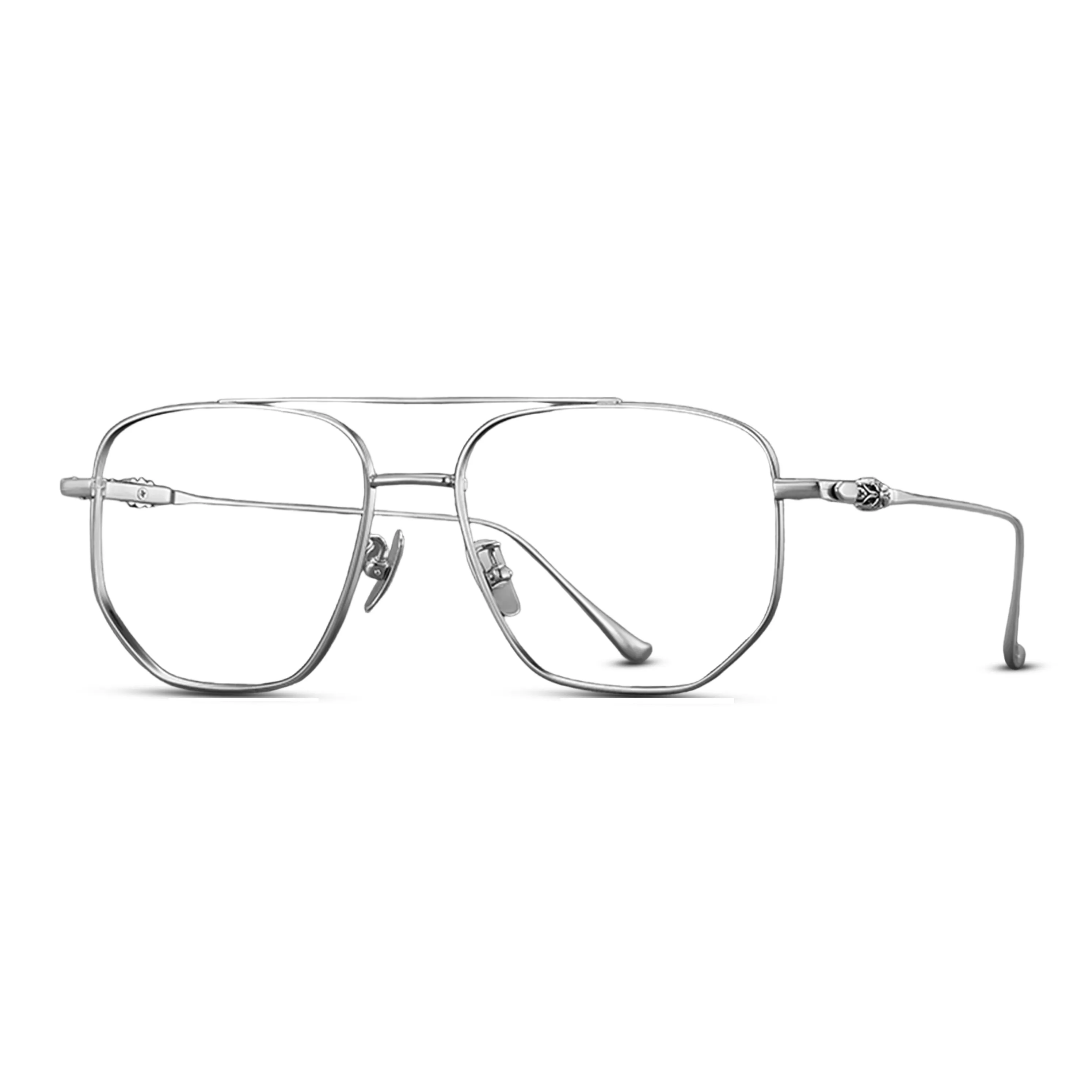 Wood Premium Титан Авиатор Очки с диоптриями Унисекс