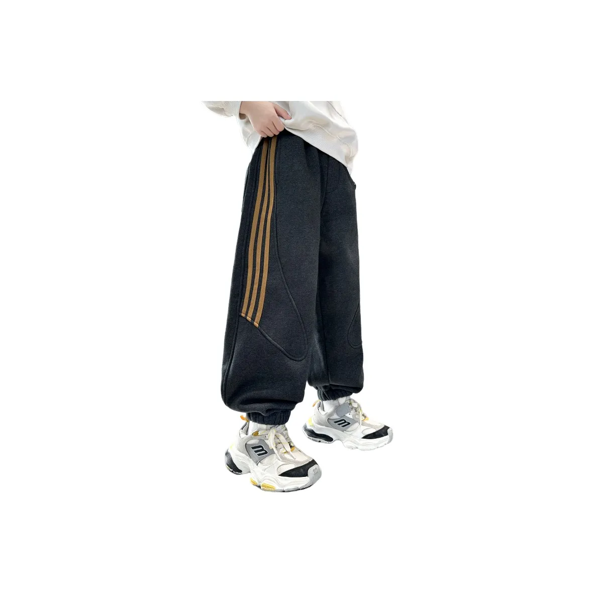 Lanza Повседневные Тренировочные Штаны Зимние Подростки Темно-Серый