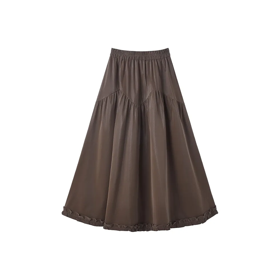 XIANGYING Повседневная длинная юбка женская