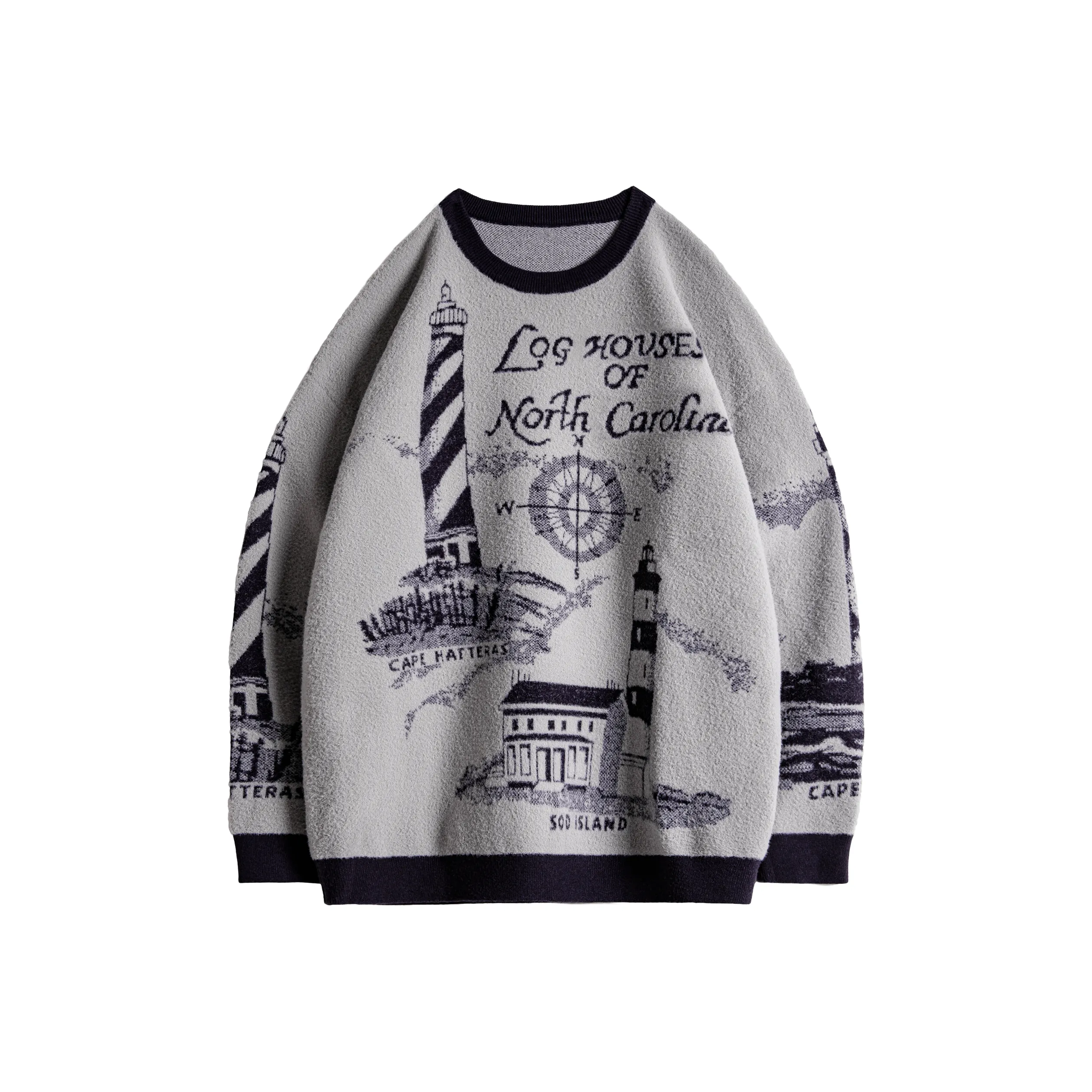 MADEN Дымчатый Серый Мужские Свитера