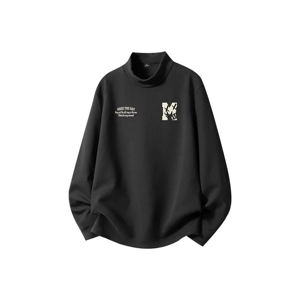 MJ STYLE Длинный рукав Т-рубашка Унисекс