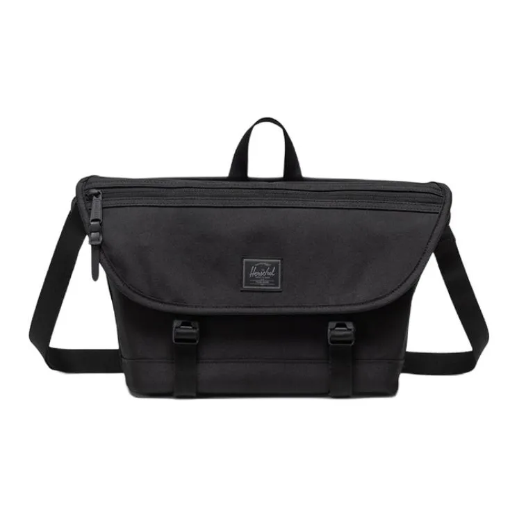 Herschel Переработанный материал Сумка через плечо Маленькая Унисекс Черная