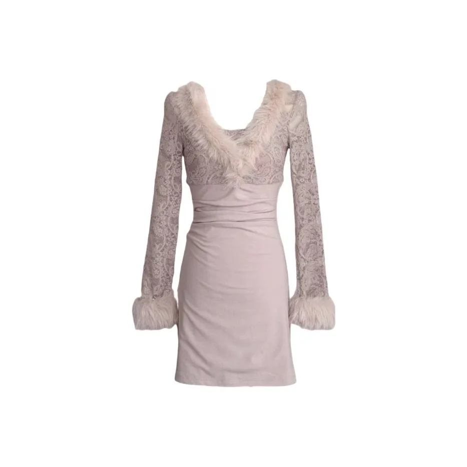 TSKIU Длинное платье с длинными рукавами женское