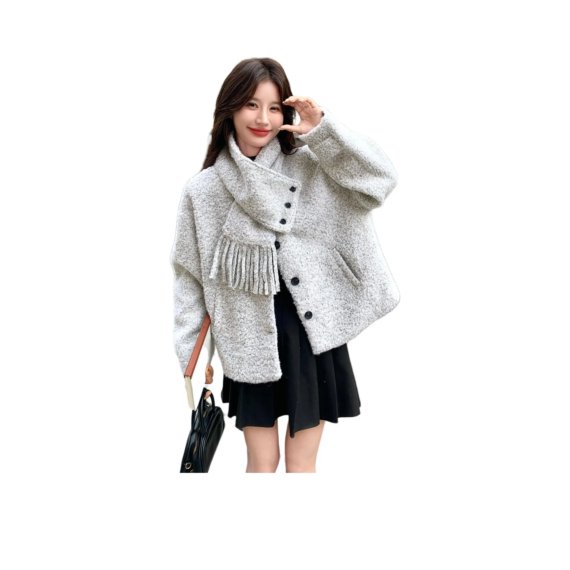 Vintage Cars Бархат Feel Пальто Женские