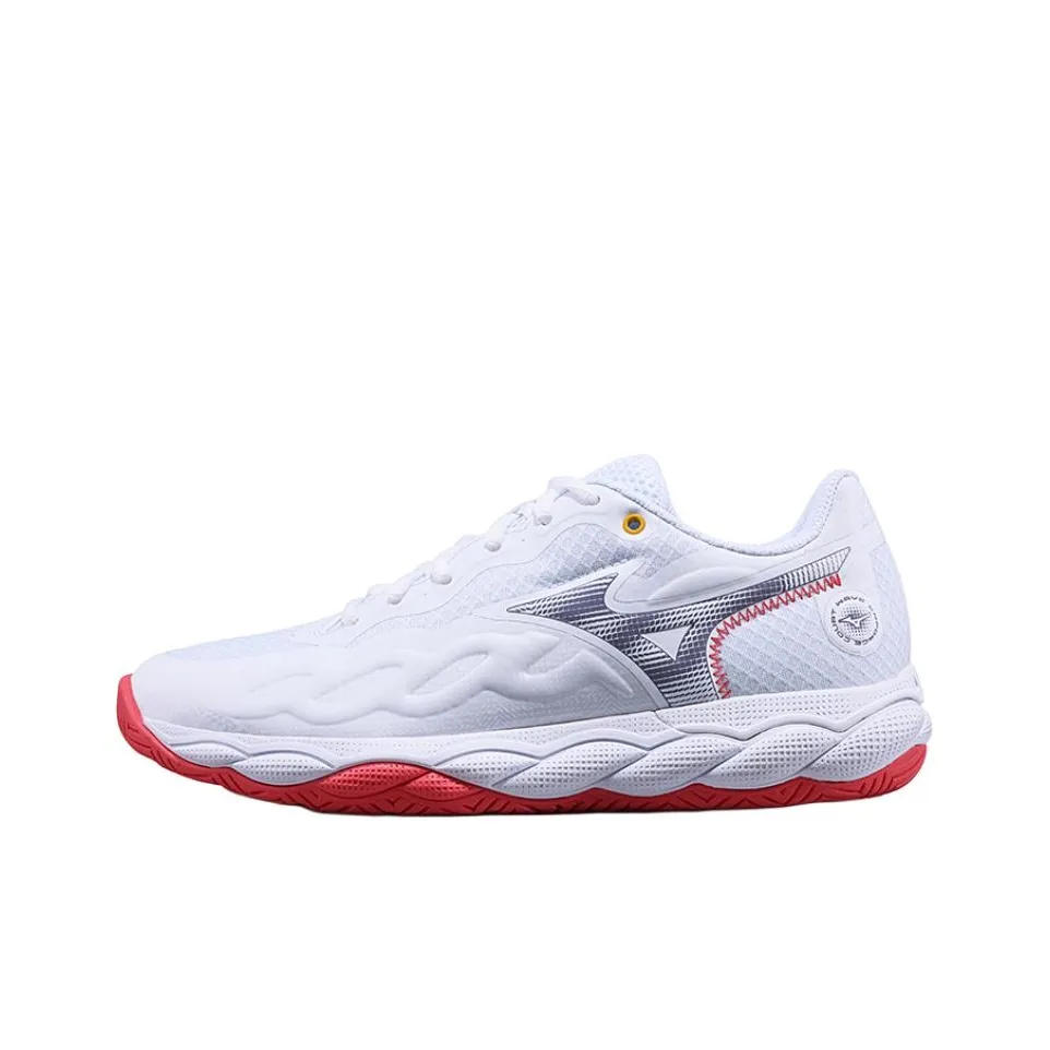 Mizuno WAVE ENFORCE COURT Дышащие Низкие Кроссовки для Тенниса Женские Белые