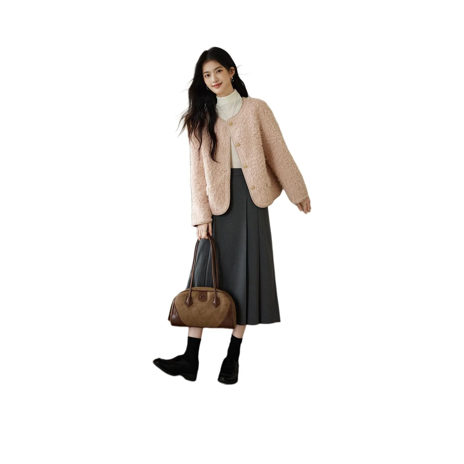 Still Quiet Укороченное пальто женское