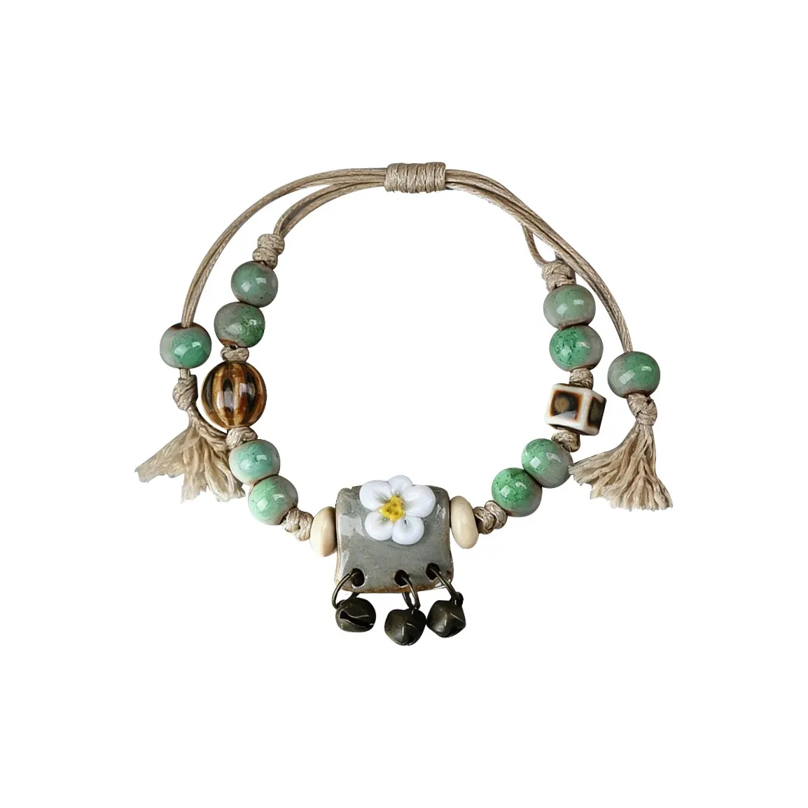 ZUIWENGLANGYASHANWENCHUANG Керамика Браслет Шнурки Унисекс