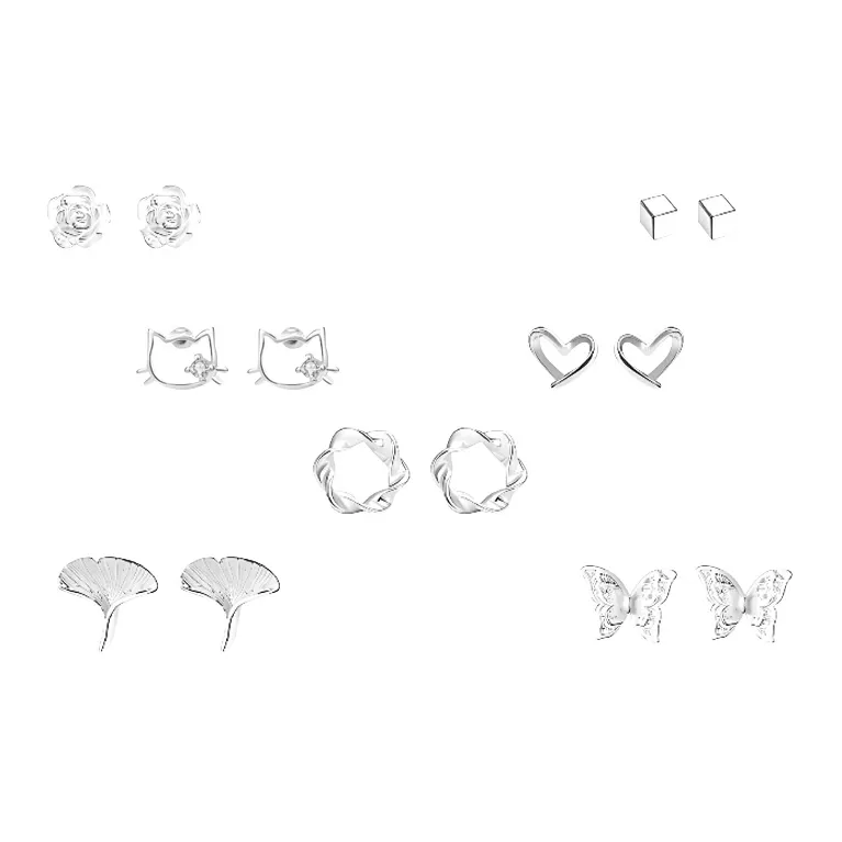 D.K.X Alloy Stud Earrings Women's