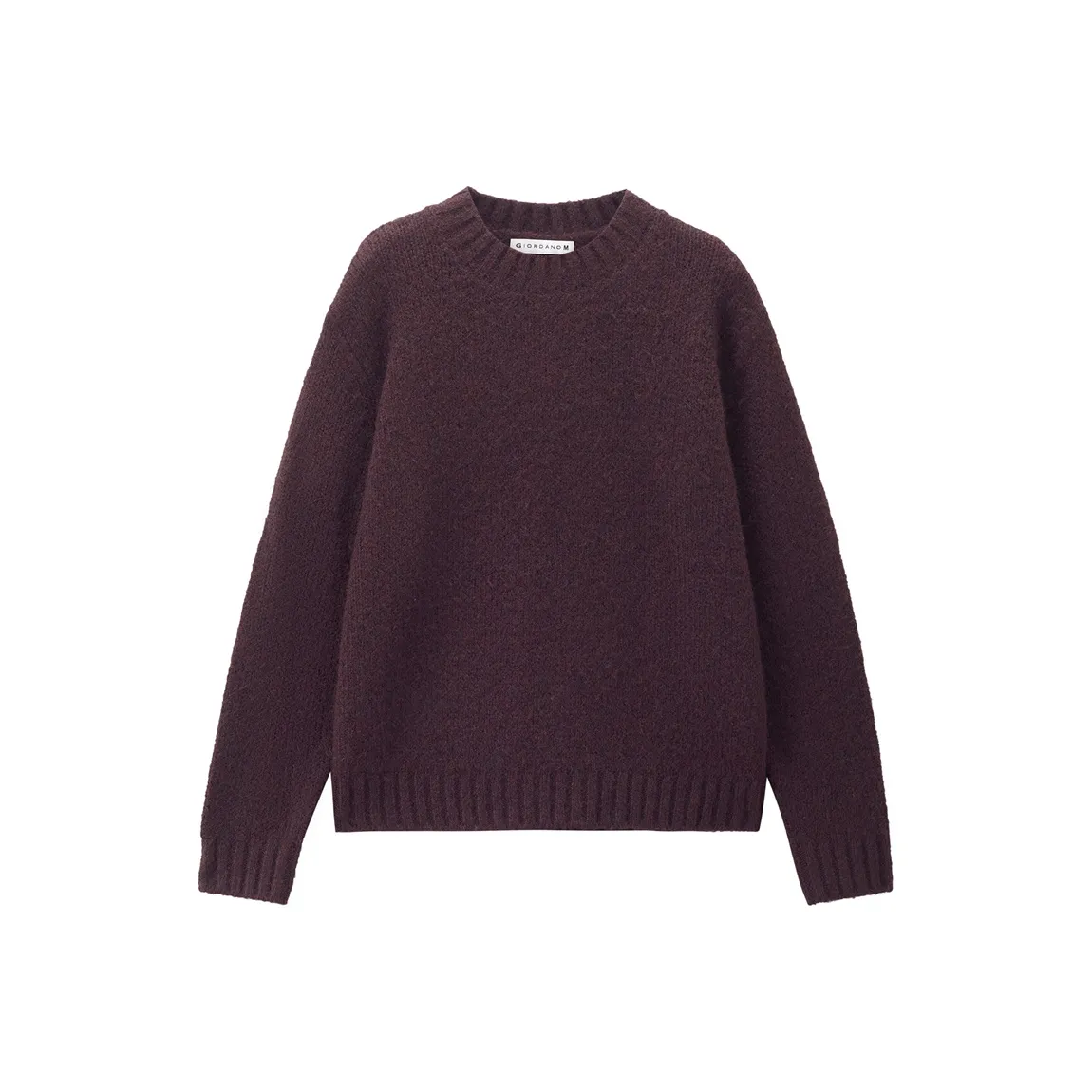 Giordano 04 Бордовый Женский Трикотаж