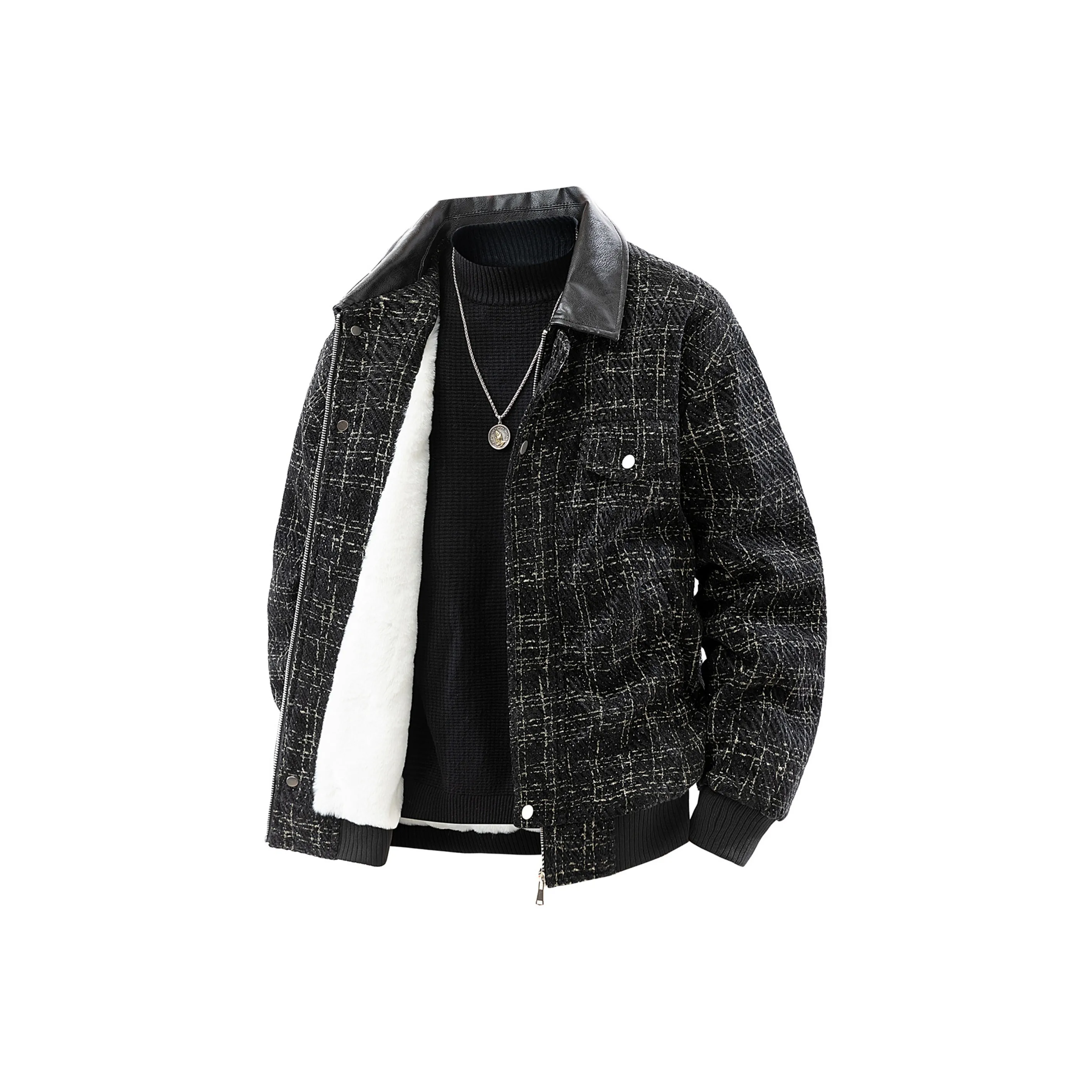 PASOK Флисовая подкладка Куртки и Пальто Мужской